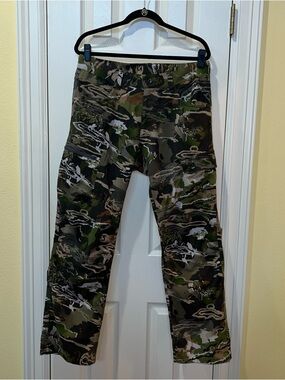 Under Armour Mens Field Ops Hunting Pants Sz 34/32 Camo Outdoor Storm Technology